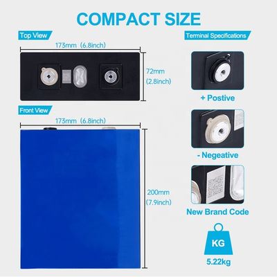 Batería de encargo de Ion Battery Packs 280ah 3,2 V Lifepo4 del litio del CE de MSDS