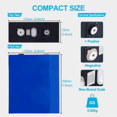 Sistema Solar de Ion Battery Packs For Power del litio de encargo de 3.2Volt 280ah 1C