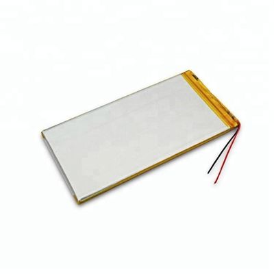 vida de ciclo de la batería del li-polímero del polímero de la ión de litio de la densidad 3.7v 6500mah 500 veces