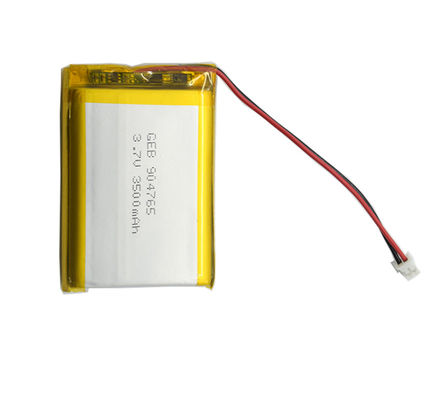 904765 batería recargable del lipo del li-polímero 3.7v 3500mAh con el conector