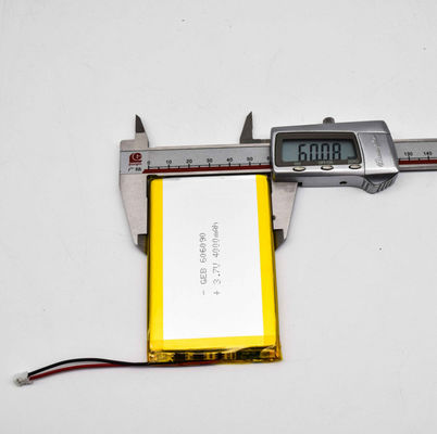 Tipo recargable batería de 606090 Lipo del polímero de litio de Li Ion 3,7 V 4000mah