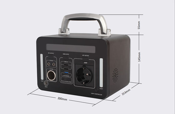 Batería solar portátil del generador del paquete de poder de batería de litio 300Wh de ROHS PSE