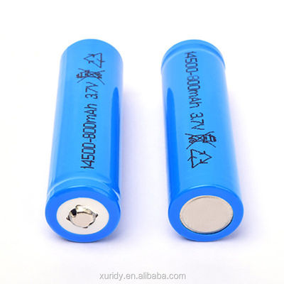 14500 vida de ciclo recargable de la batería 800times de Lifepo4 3,2 V 600mah
