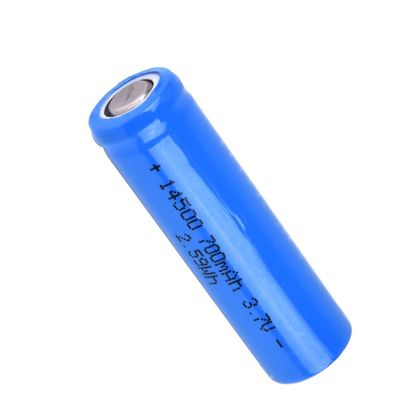 14500 vida de ciclo recargable de la batería 800times de Lifepo4 3,2 V 600mah