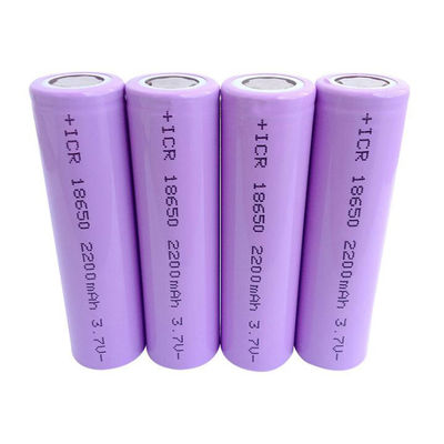 batería de litio recargable de 1800mAh 2200mah 2400mah 2600mah 3,7 V 18650 1C