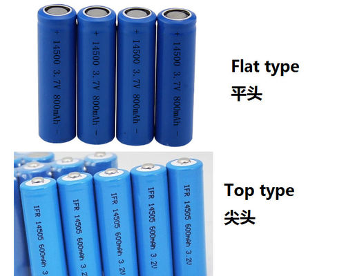 14500 3.2V600mah batería del litio LiFePO4