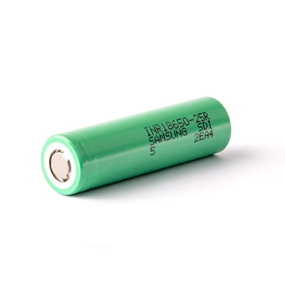 la batería recargable INR18650-25R del litio de la batería 18650 de 20A 3,6 V 2500mah protegió