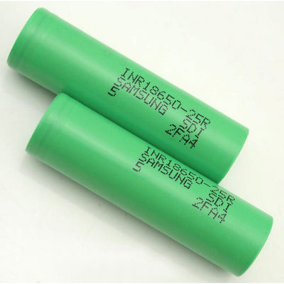 la batería recargable INR18650-25R del litio de la batería 18650 de 20A 3,6 V 2500mah protegió