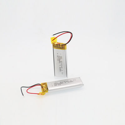 Tarifa de la descarga de la batería recargable de la aprobación 602040P 3,7 V 400mah de RoHS alta
