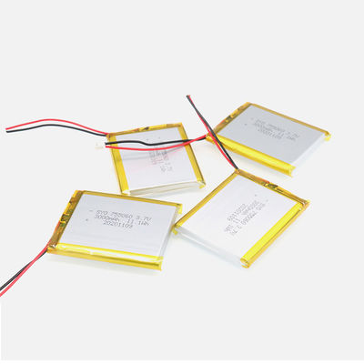 Litio recargable Ion Polymer Battery Pack del cuadrado 3,7 V 3000mAh 11.1Wh
