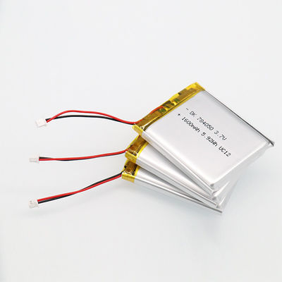 Aparato médico usable de Ion Polymer Battery For Smart del litio del ALCANCE 3.7v 1600mah