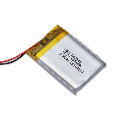 reemplazo de la batería de la luz de emergencia de 3.8V 100mAh 500830 ultrafino