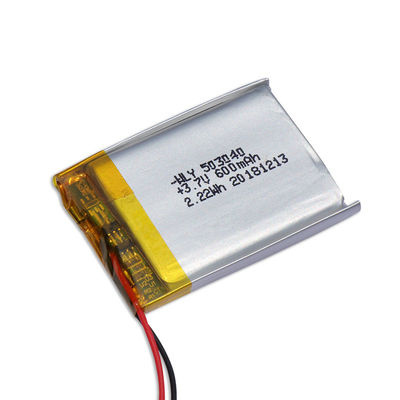 reemplazo de la batería de la luz de emergencia de 3.8V 100mAh 500830 ultrafino
