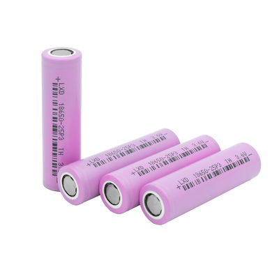 litio máximo Ion Battery Lithium Cylindrical Cells de 3C 3.6v 2500mah 18650