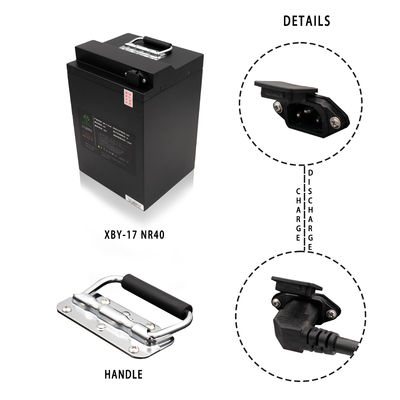 El litio modificado para requisitos particulares Ion Motorcycle Battery de 60v 40ah 2500 veces completa un ciclo vida
