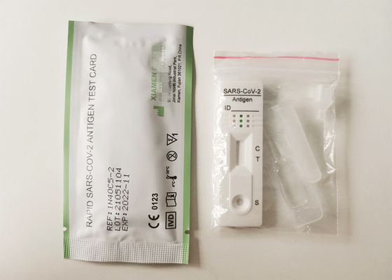 Tarjeta rápida de la prueba del antígeno SARS-CoV-2 de la Uno mismo-prueba de alta calidad con viaje de la prueba